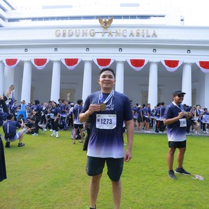 Race photo from KEMLU RUN 2026