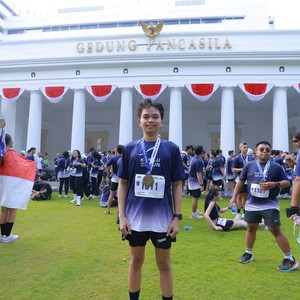 Race photo from KEMLU RUN 2026