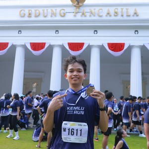 Race photo from KEMLU RUN 2026