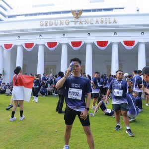 Race photo from KEMLU RUN 2026