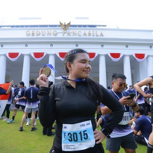Race photo from KEMLU RUN 2026