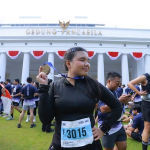 Race photo from KEMLU RUN 2026