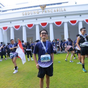 Race photo from KEMLU RUN 2026