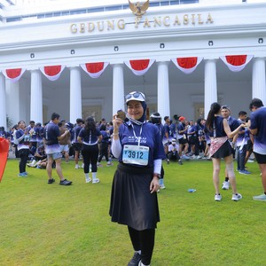 Race photo from KEMLU RUN 2026