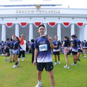 Race photo from KEMLU RUN 2026