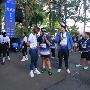 Race photo from KEMLU RUN 2026