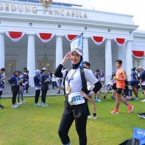 Race photo from KEMLU RUN 2026