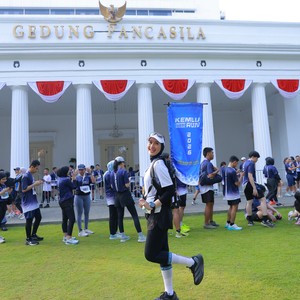 Race photo from KEMLU RUN 2026