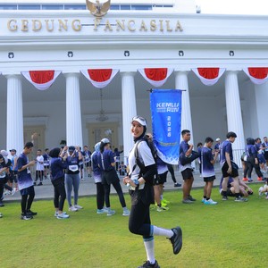 Race photo from KEMLU RUN 2026