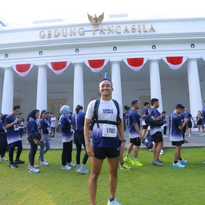Race photo from KEMLU RUN 2026