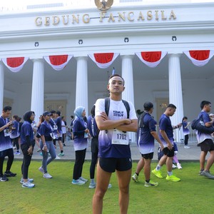 Race photo from KEMLU RUN 2026