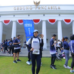 Race photo from KEMLU RUN 2026