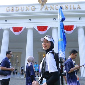 Race photo from KEMLU RUN 2026