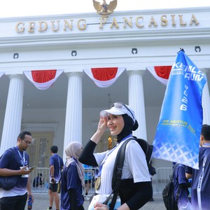 Race photo from KEMLU RUN 2026