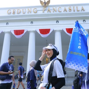 Race photo from KEMLU RUN 2026
