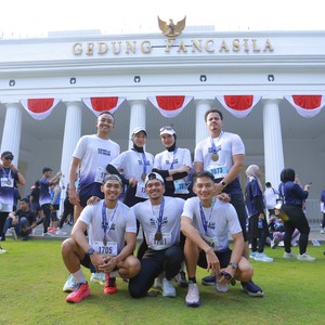 Race photo from KEMLU RUN 2026