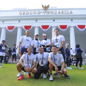 Race photo from KEMLU RUN 2026