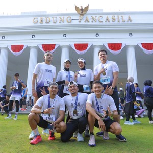 Race photo from KEMLU RUN 2026