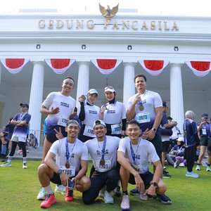 Race photo from KEMLU RUN 2026