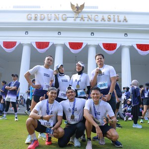 Race photo from KEMLU RUN 2026