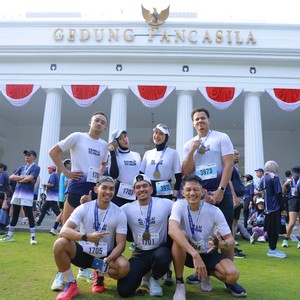 Race photo from KEMLU RUN 2026