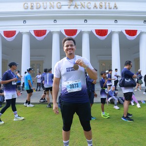 Race photo from KEMLU RUN 2026