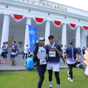 Race photo from KEMLU RUN 2026