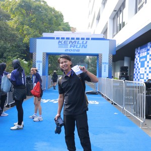 Race photo from KEMLU RUN 2026
