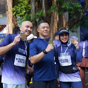 Race photo from KEMLU RUN 2026
