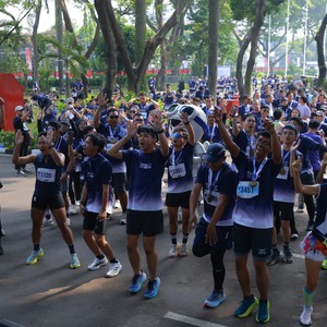Race photo from KEMLU RUN 2026