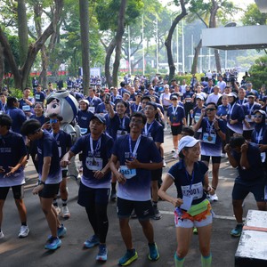 Race photo from KEMLU RUN 2026