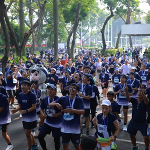 Race photo from KEMLU RUN 2026