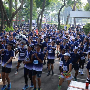 Race photo from KEMLU RUN 2026