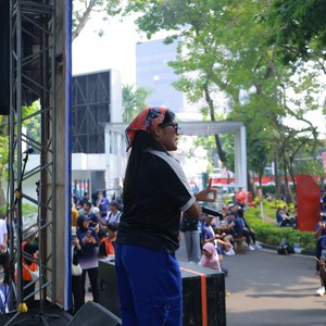 Race photo from KEMLU RUN 2026