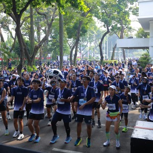 Race photo from KEMLU RUN 2026