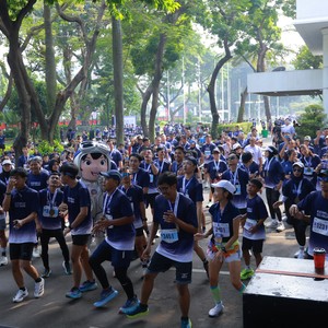 Race photo from KEMLU RUN 2026