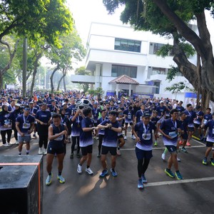 Race photo from KEMLU RUN 2026