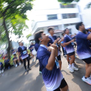 Race photo from KEMLU RUN 2026