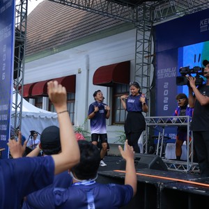 Race photo from KEMLU RUN 2026