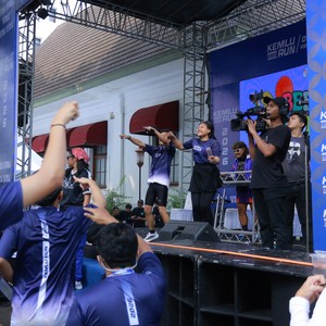 Race photo from KEMLU RUN 2026