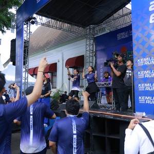 Race photo from KEMLU RUN 2026