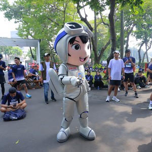 Race photo from KEMLU RUN 2026