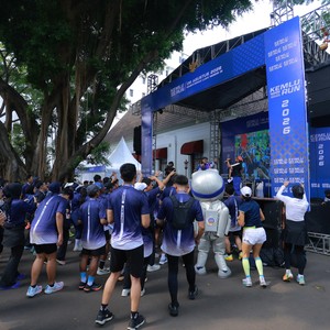 Race photo from KEMLU RUN 2026
