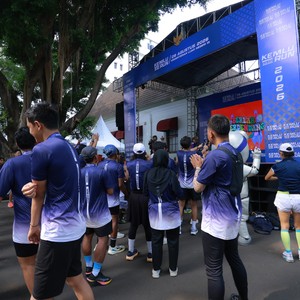 Race photo from KEMLU RUN 2026