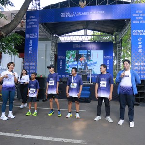 Race photo from KEMLU RUN 2026