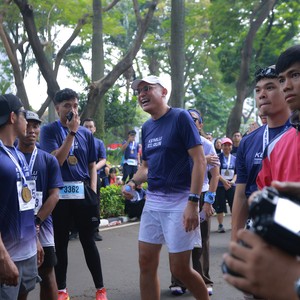 Race photo from KEMLU RUN 2026