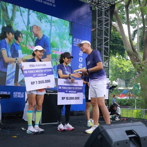 Race photo from KEMLU RUN 2026