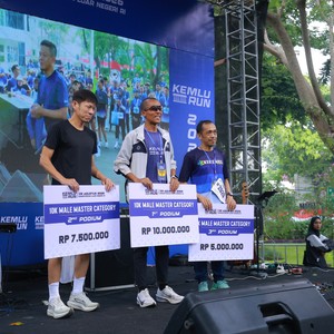Race photo from KEMLU RUN 2026