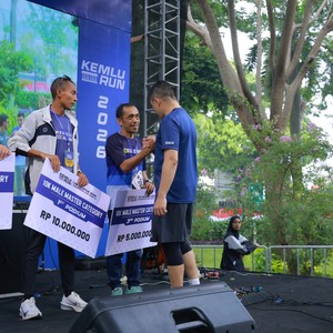Race photo from KEMLU RUN 2026
