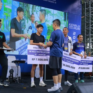 Race photo from KEMLU RUN 2026